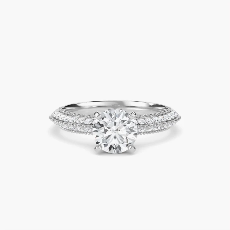 Radiant Halo Diamond Ring